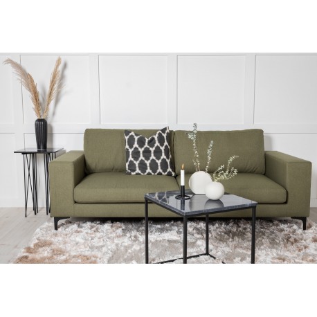 Bolero 3 personers Sofa - Sort og Grøn