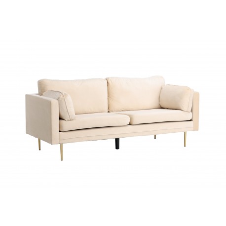 Boom 3 personers Sofa - Beige og Messing