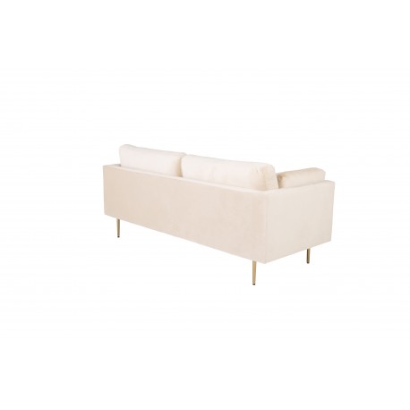 Boom 3 personers Sofa - Beige og Messing
