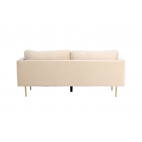 Boom 3 personers Sofa - Beige og Messing