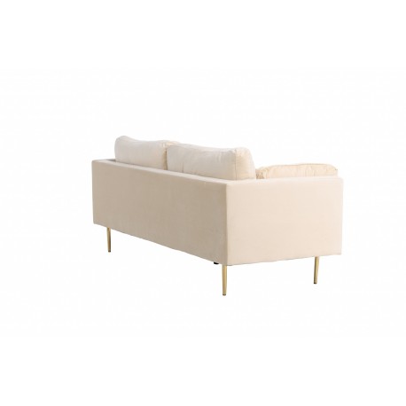 Boom 3 personers Sofa - Beige og Messing