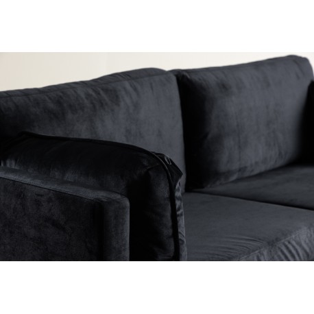 Boom 3 personers Sofa - Sort og Messing