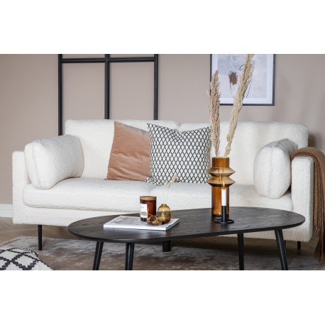 Boom 3 personers Sofa - Sort og Hvid