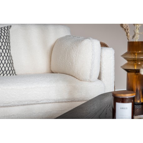 Boom 3 personers Sofa - Sort og Hvid