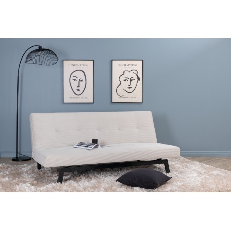 Bodil Sovesofa - Beige fløjl