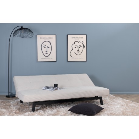 Bodil Sovesofa - Beige fløjl