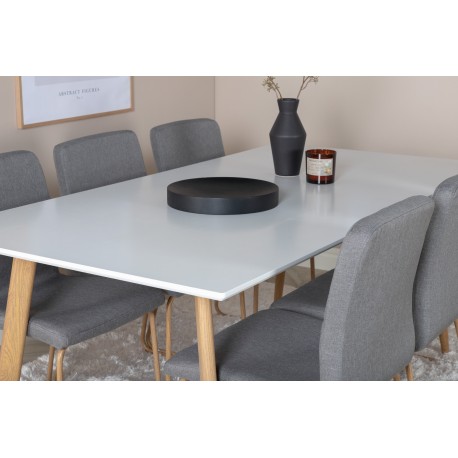 Spisebordssæt Polar med Spisebordsstole Mace