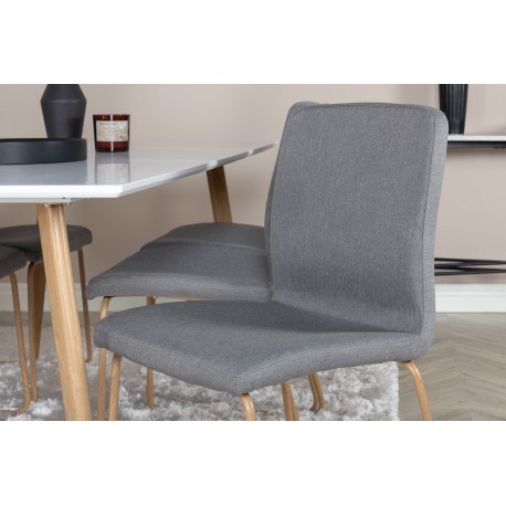 Spisebordssæt Polar med Spisebordsstole Mace