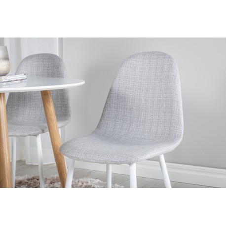 Rundt Spisebordssæt Plaza med stole Polar