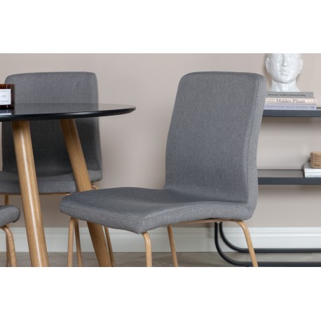 Rundt Spisebordssæt Plaza med stole Mace