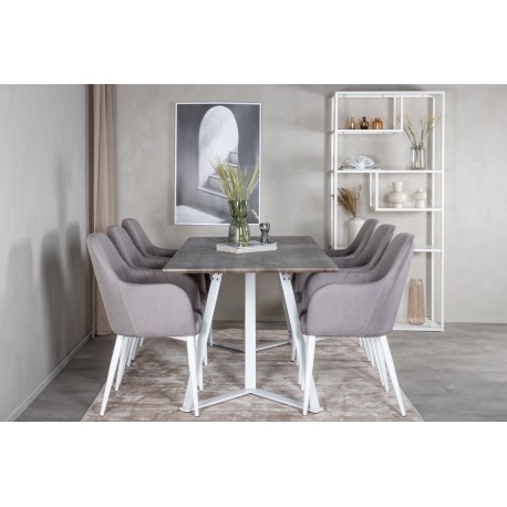 Spisebordssæt Marina med Spisebordsstole Comfort