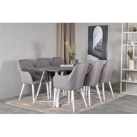 Spisebordssæt Marina med Spisebordsstole Comfort