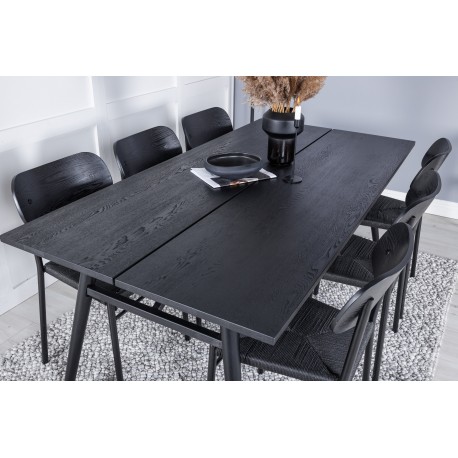 Spisebordssæt Sleek med Spisebordsstole Polly
