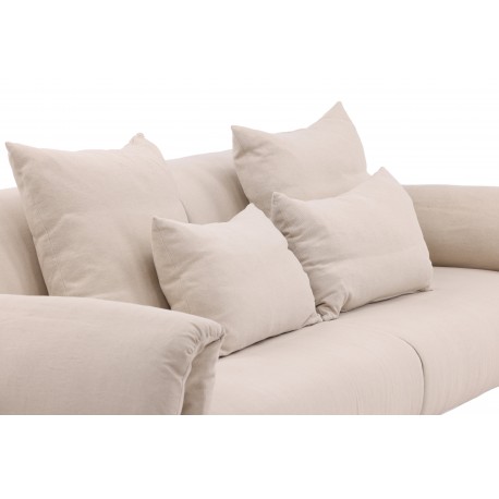 ockero 3 personers Sofa - Beige og Hvid