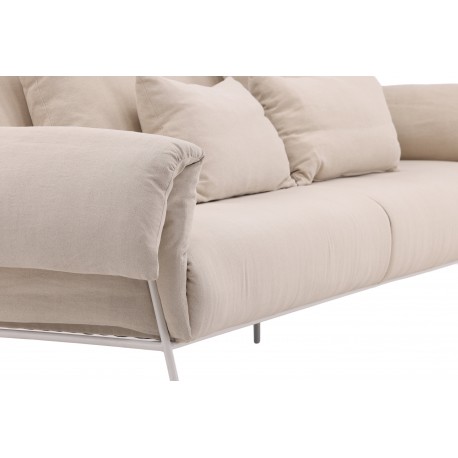 ockero 3 personers Sofa - Beige og Hvid