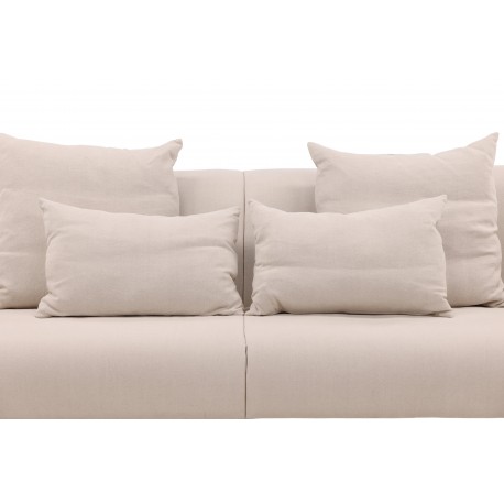 ockero 3 personers Sofa - Beige og Hvid