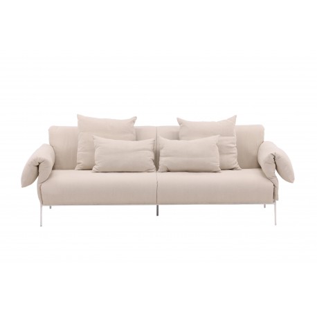 ockero 3 personers Sofa - Beige og Hvid