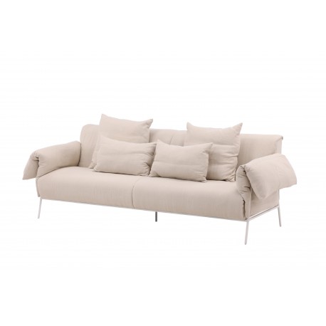 ockero 3 personers Sofa - Beige og Hvid