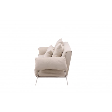 ockero 3 personers Sofa - Beige og Hvid