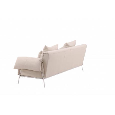 ockero 3 personers Sofa - Beige og Hvid