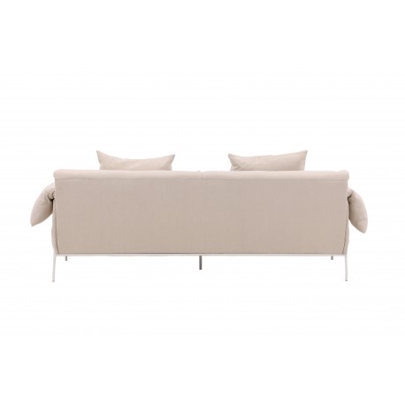 ockero 3 personers Sofa - Beige og Hvid