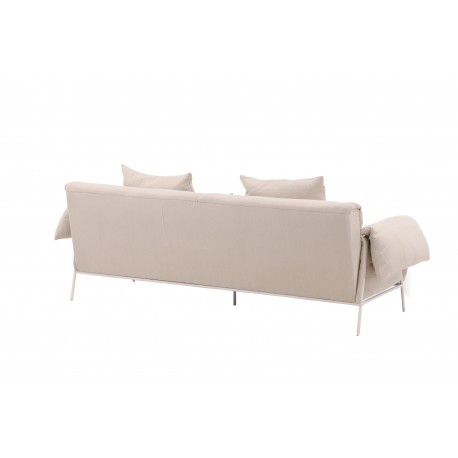 ockero 3 personers Sofa - Beige og Hvid