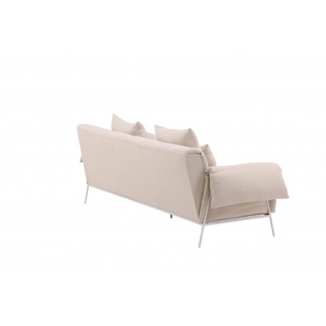 ockero 3 personers Sofa - Beige og Hvid