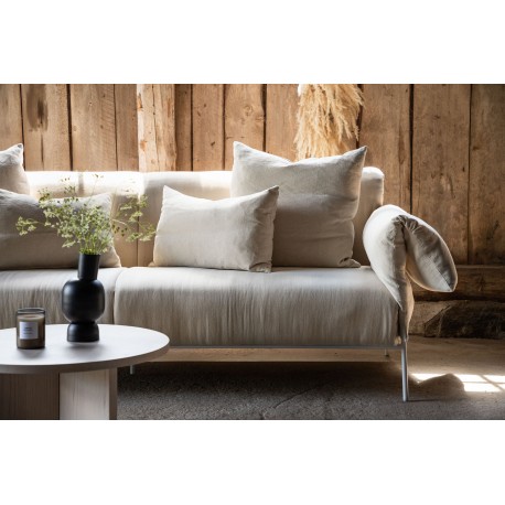 ockero 3 personers Sofa - Beige og Hvid