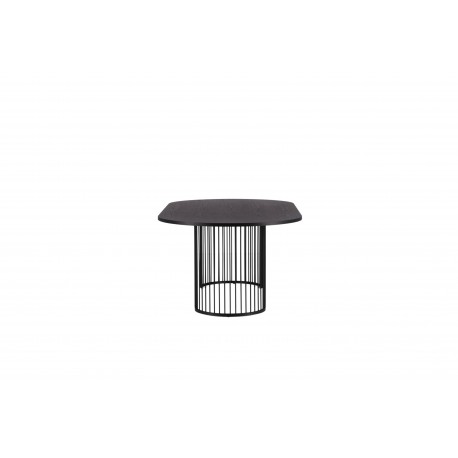 Hamneskar Ovalt spisebord 220 x 110 cm - Sort