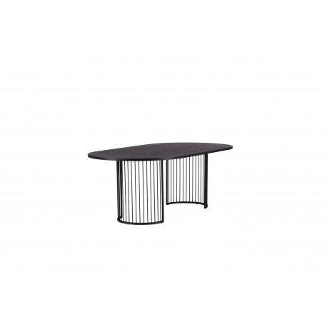 Hamneskar Ovalt spisebord 220 x 110 cm - Sort