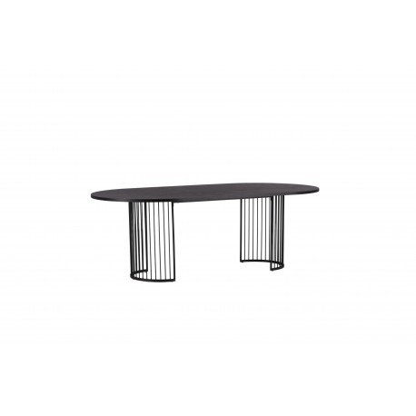 Hamneskar Ovalt spisebord 220 x 110 cm - Sort