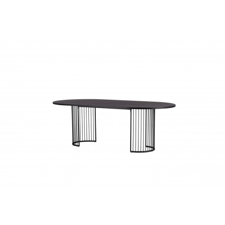 Hamneskar Ovalt spisebord 220 x 110 cm - Sort