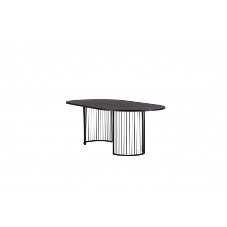 Hamneskar Ovalt spisebord 220 x 110 cm - Sort