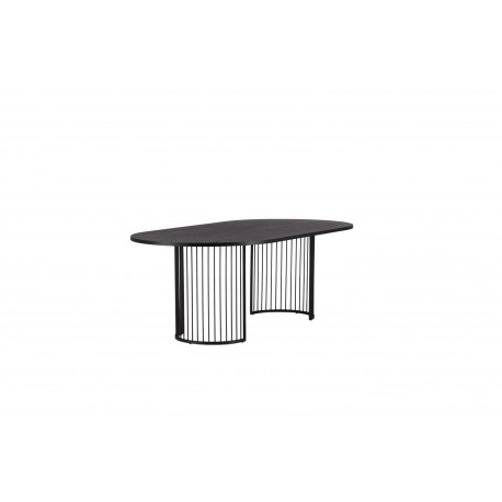 Hamneskar Ovalt spisebord 220 x 110 cm - Sort