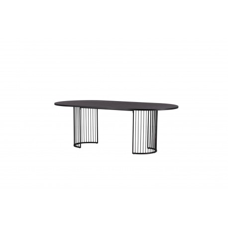 Hamneskar Ovalt spisebord 220 x 110 cm - Sort