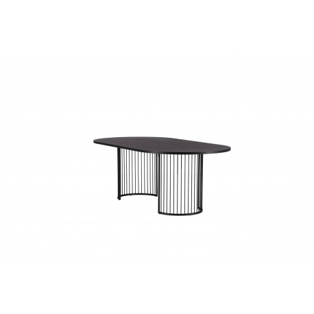 Hamneskar Ovalt spisebord 220 x 110 cm - Sort