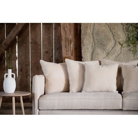 Segelskaren 3 personers Sofa - Beige stof