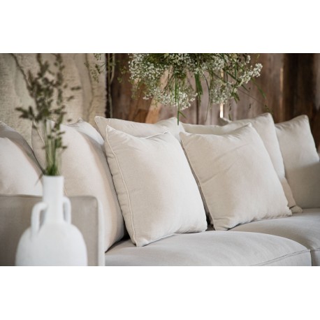Segelskaren 3 personers Sofa - Beige stof