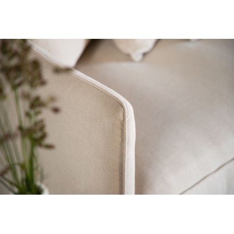 Segelskaren 3 personers Sofa - Beige stof