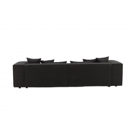 Gillholmen 3 personers Sofa - Sort og Mørkegrå