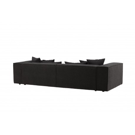 Gillholmen 3 personers Sofa - Sort og Mørkegrå