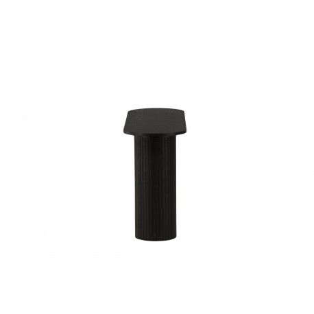 Bianca konsolbord oval - sort 130 x 40