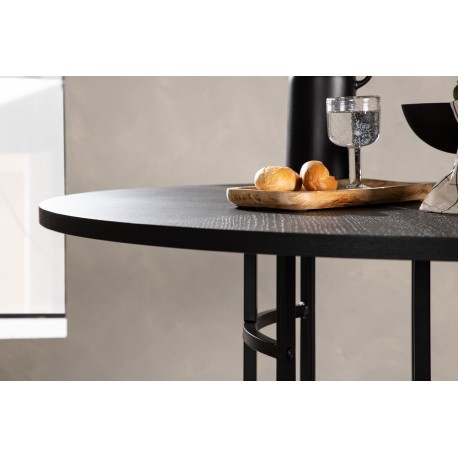 København Rundt spisebord - Sort