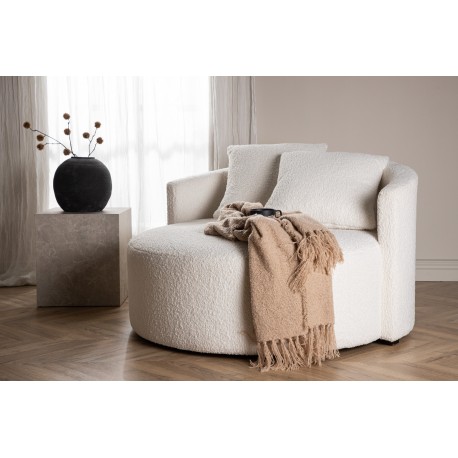Kelso 2 personers Sofa - Beige og Sort
