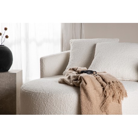 Kelso 2 personers Sofa - Beige og Sort
