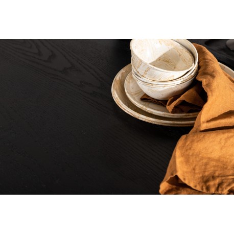 Olivia Rundt spisebord Ø110cm - Sort