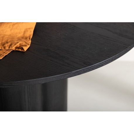Olivia Rundt spisebord Ø110cm - Sort
