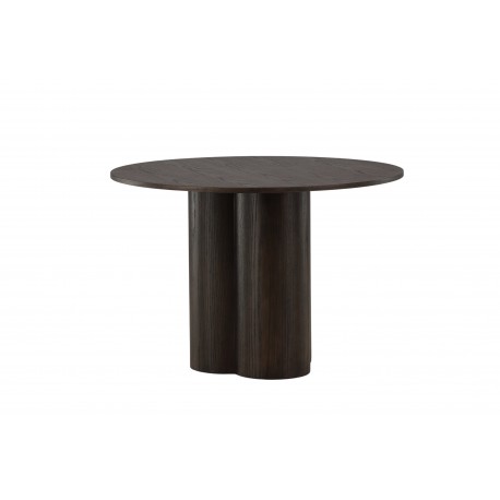 Olivia Rundt spisebord Ø110cm - Lakeret Mocca