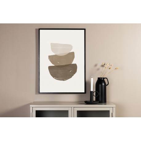 Penselstrøg Plakat - Beige