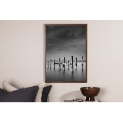 Ocean Plakat - Sort og Hvid